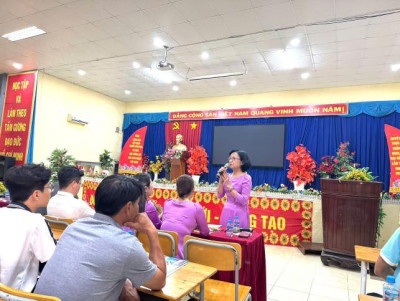 Trường THCS Chu Văn An, thành phố Thủ Dầu Một, tỉnh Bình Dương hướng nghiệp tuyển sinh năm học 2025 – 2026 cho học sinh khối lớp 9 năm học 2024 – 2025