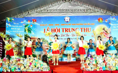 Trường THCS Chu Văn An tham gia "Lễ hội Trung thu" phường Thủ Dầu Một năm 2026