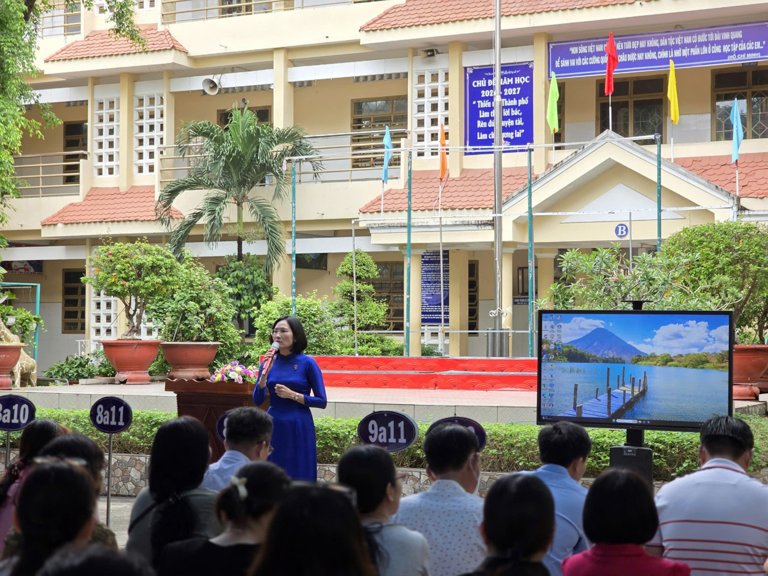 Hội nghị cha mẹ học sinh đầu năm học 2026-2027 tại điểm trường chính THCS Chu Văn An